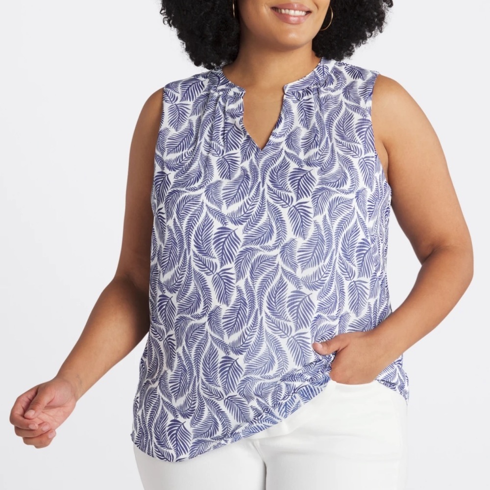 Papermoon Annie Split Neck Blouse